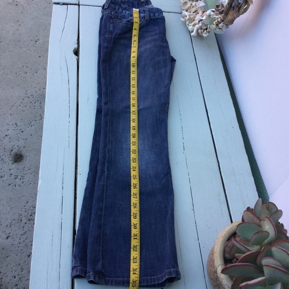 Express Estela Boot Cat Womens Dark Blue Women’s Denim Jeans Size 6s - Picture 7 of 8